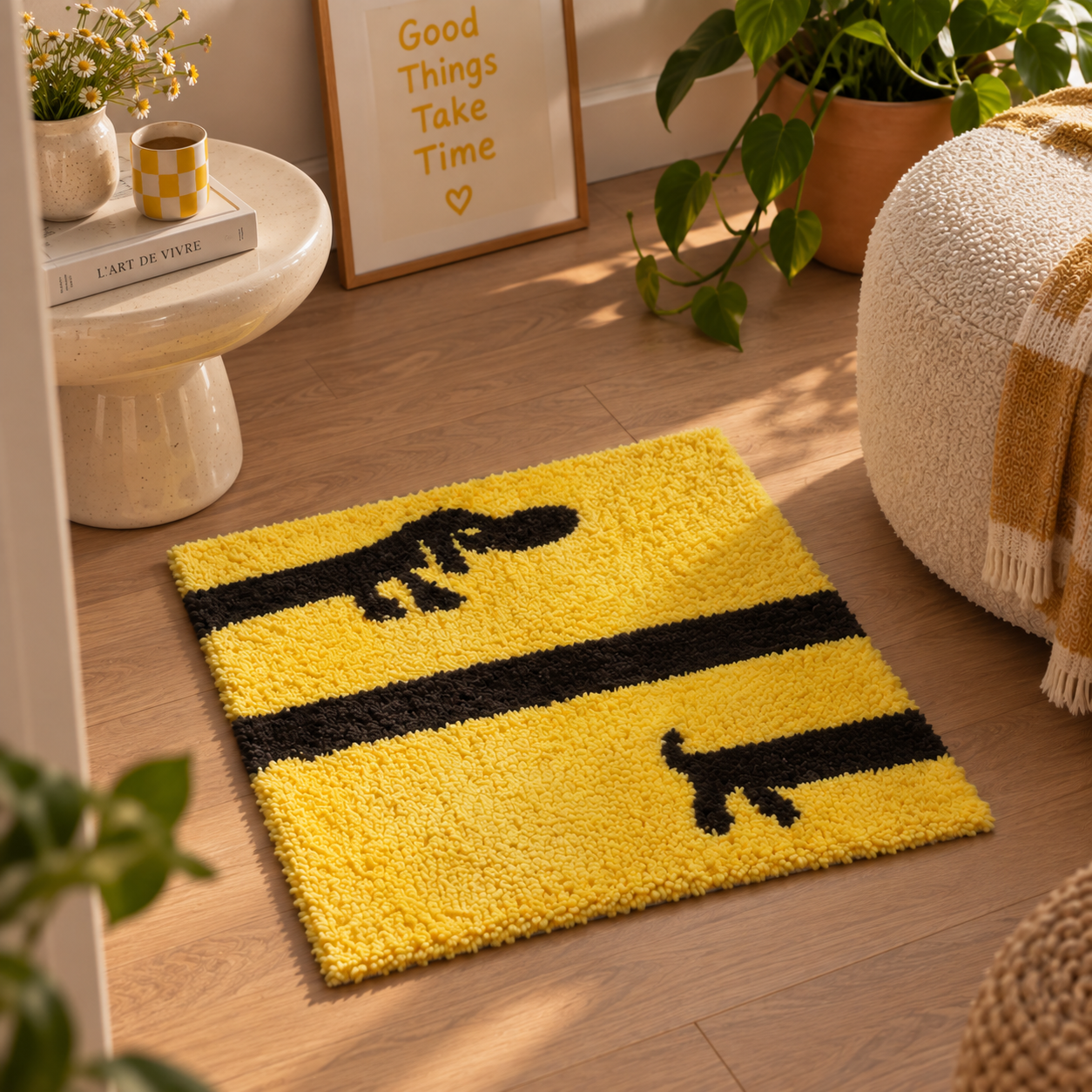 Tapis Chien saussice